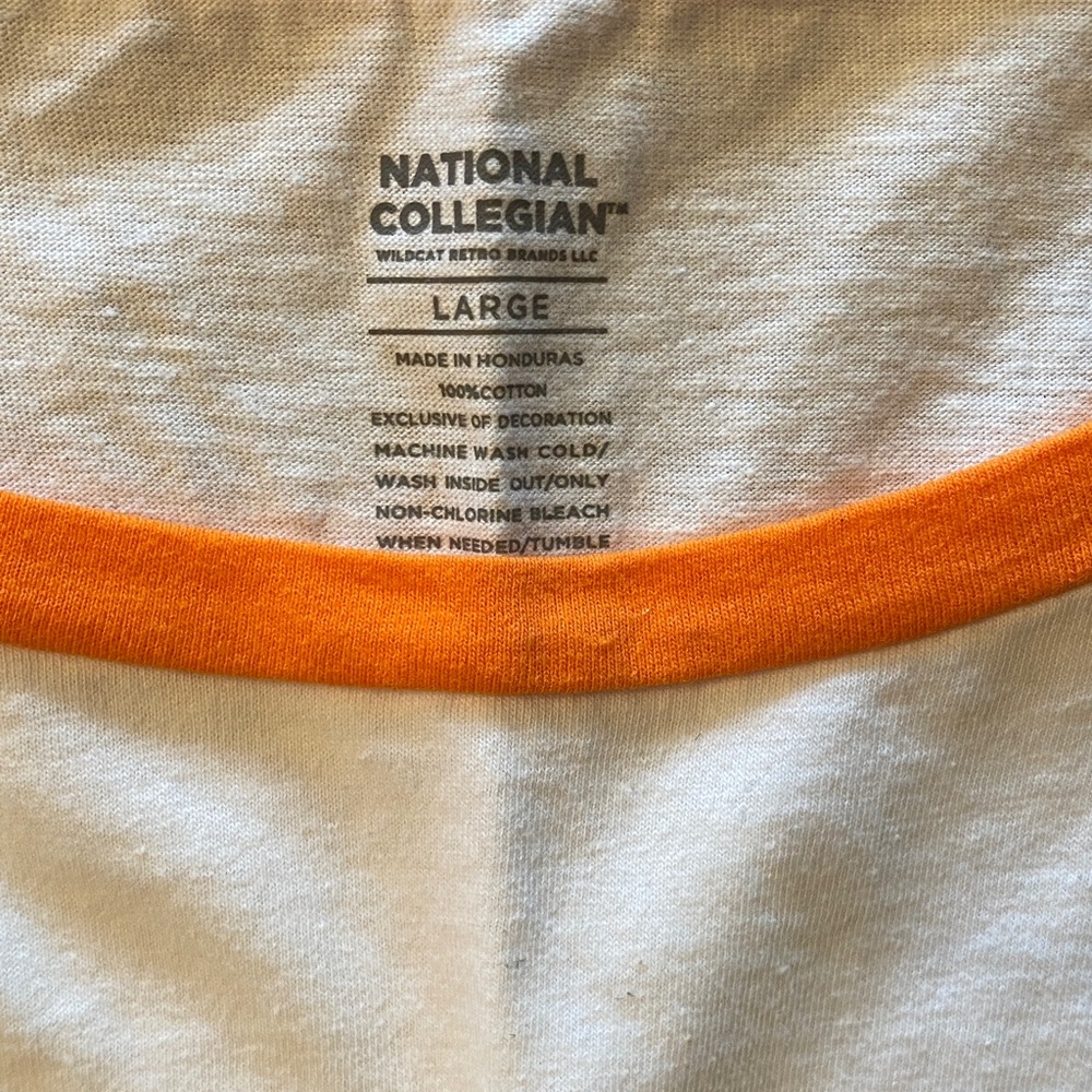 Old Navy University of Tennessee Orange and White Raglan Tee - Picture 4 of 6